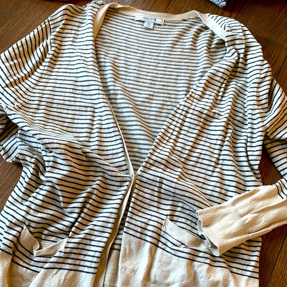 Adam Levine Striped Cardigan
